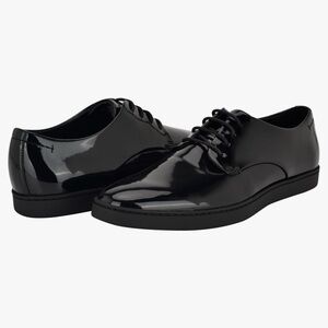 Calvin Klein Glossy Black Oxfords Dress Shoes, Size 7, NWOT
